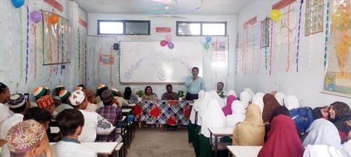 New Buildind And Students