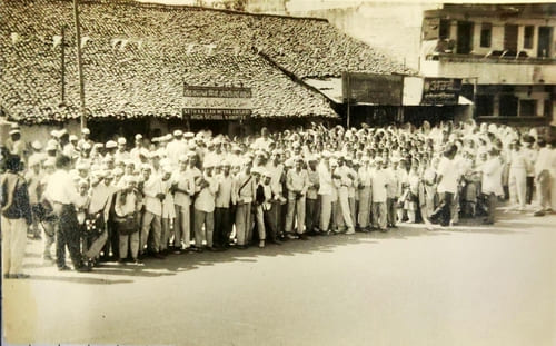 Old Building And Studens