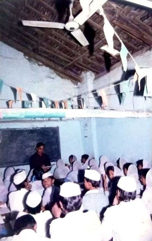 Old Building And Studens